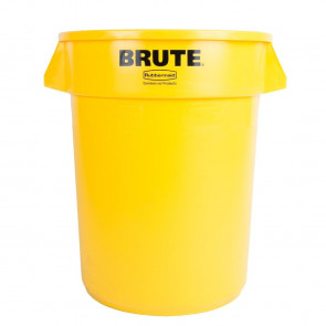 Rubbermaid Brute Utility Container Yellow 121Ltr