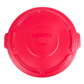 Rubbermaid Brute Snap On Lid Red