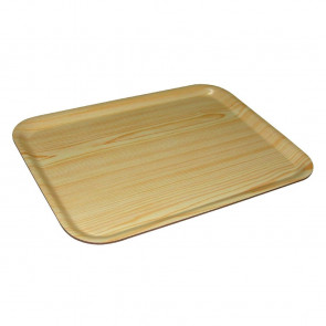 Olympia Rectangular Wooden Birch Tray 17.75 x 9.5 in