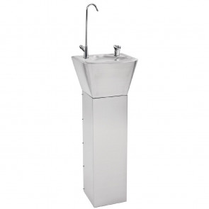 Franke Sissons Stainless Steel Pedestal Drinking Fountain