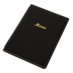 Leatherette Style Menu A4