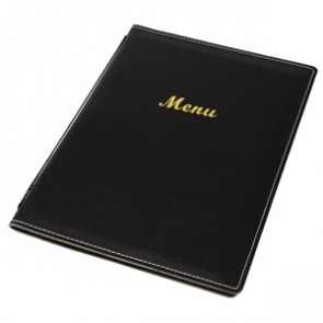 Leatherette Style Menu A5