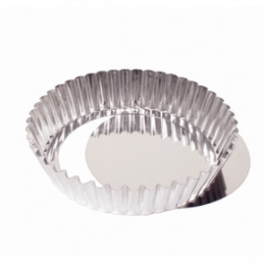 Matfer Deep Fluted Quiche Tin With Removable Base 10cm