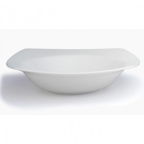 Elia Glacier Fine China Rimmed Pasta Bowls 250mm