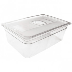 Rubbermaid Polycarbonate 1/1 Gastronorm Container 65mm Clear