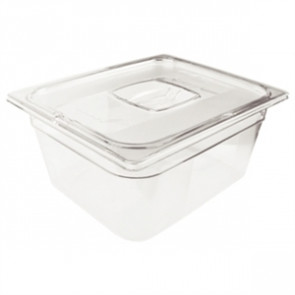 Rubbermaid Polycarbonate 1/2 Gastronorm Container 65mm Clear