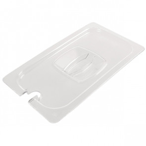 Rubbermaid Polycarbonate 1/6 Gastronorm Notched Lid