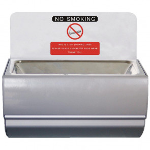 Bolero Wall Mounted Ashtray with Sign