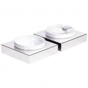 APS Frames Stainless Steel Small Square Buffet Bowl Box