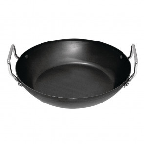 Vogue Black Iron Paella Pan 200mm