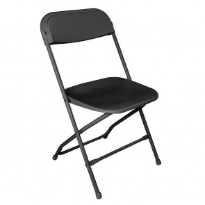 Bolero Folding Chair Black (Pack of 10)