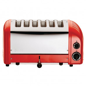 Dualit 6 Slice Vario Toaster Red 60154