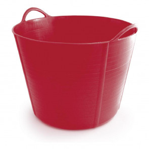 Red Plastic Trug 40Ltr