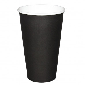 Fiesta Disposable Black Hot Cups 450ml x1000