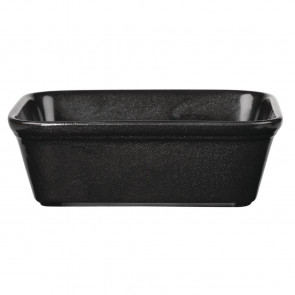 Churchill Cookware Black Rectangular Dishes 160x 120mm