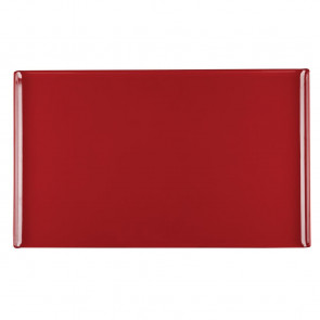 Alchemy Buffet Red Melamine Rectangular Trays 530x 325mm