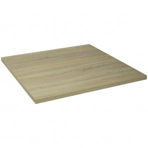 Lamidur Square Table Top Sawcut Oak Finish 680mm