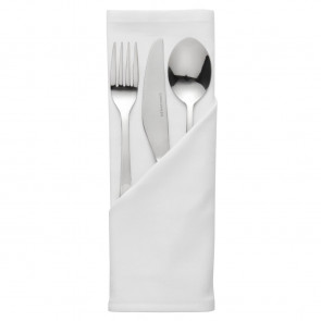 Plain White Polycotton Napkins