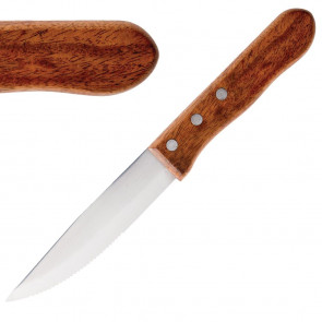 Jumbo Steak Knives Rosewood Handle 250mm