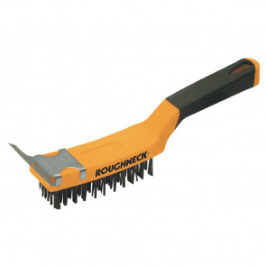 Grill Brush With Scraper