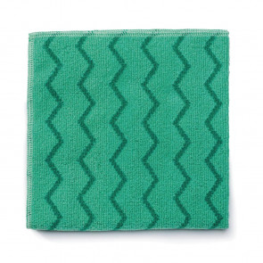 Rubbermaid HYGEN Microfibre Cloths Green