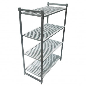 Cambro Camshelving Basics Vented 4 Shelf Unit 1220mm