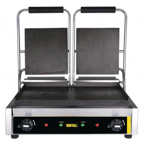 Buffalo Bistro Contact Grill Double Flat