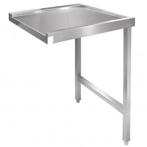 Vogue Pass Through Dishwash Table Right 1100mm