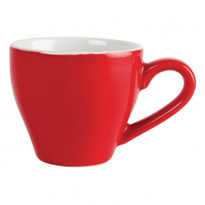 Olympia Cafe Espresso Cups Red 100ml 3.5oz