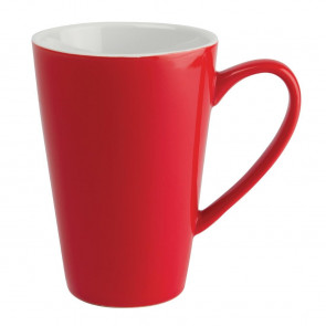 Olympia Cafe Latte Cups Red 454ml 16oz