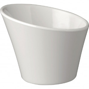 APS Casual Slanted Melamine Pot White 120mm