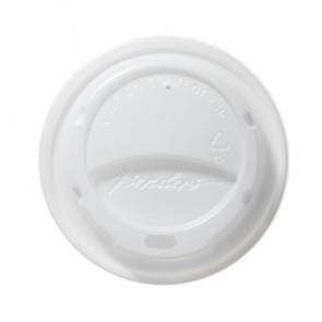 Benders Barrier Hot Cup Domed Lids White 12oz and 16oz