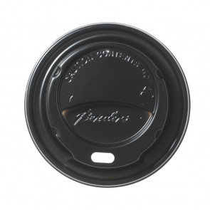 Benders Barrier Hot Cup Domed Sip Lid Black 8/9/10oz