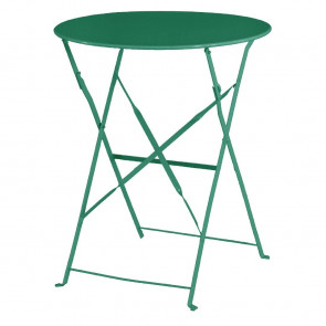 Bolero Garden Green Pavement Style Steel Table 595mm