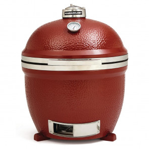 Kamado Big Joe StandAlone Ceramic Grill Barbecue Red BJ24NRSH