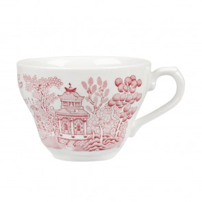 Churchill Vintage Prints Willow Georgian Teacup Cranberry 200ml