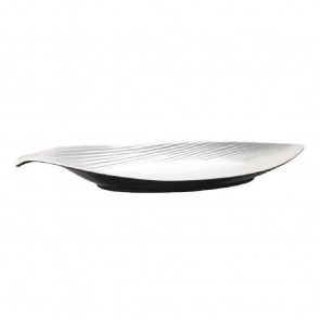 APS Dual Tone Leaf Platter 18in