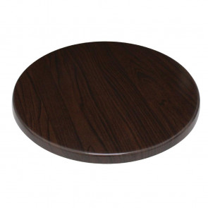 Bolero Round Table Top Dark Brown 800mm