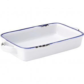 Utopia Avebury Blue Small Rectangular Dish 175mm