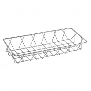 Olympia St/St Wire Display Basket 350 x 150 x 50mm