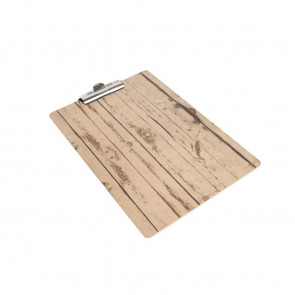 Wood Effect A4 Menu Presentation Clipboard