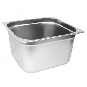 Vogue Stainless Steel Heavy Duty GN 1/2 Pan 200mm