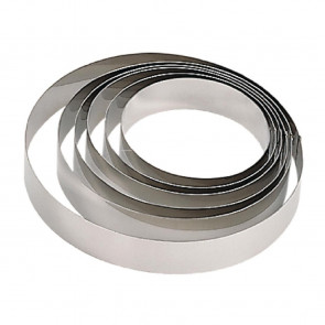 De Buyer Stainless Steel Mousse Ring 180 x 45mm