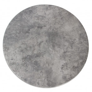 Werzalit Round Table Top Concrete 600mm