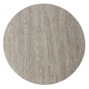 Werzalit Round Table Top Limed Oak 800mm