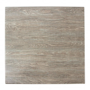 Werzalit Square Table Top Limed Oak 700mm