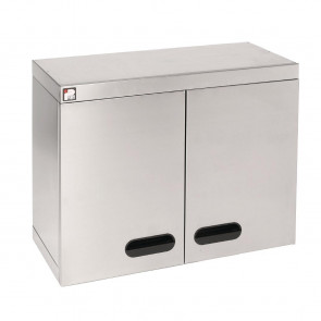 Parry Stainless Steel Hinged Wall Cupboard 750mm