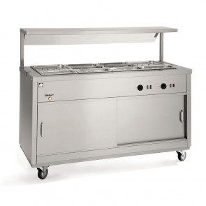 Parry Bain Marie Topped Mobile Hot Cupboard HOT12BM