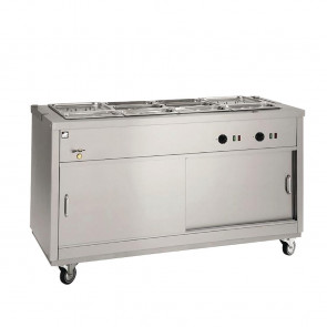 Parry Bain Marie Topped Mobile Hot Cupboard HOT18BM