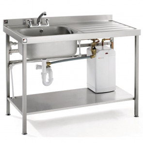 Parry Stainless Steel Fully Assembled Sink 1400mm